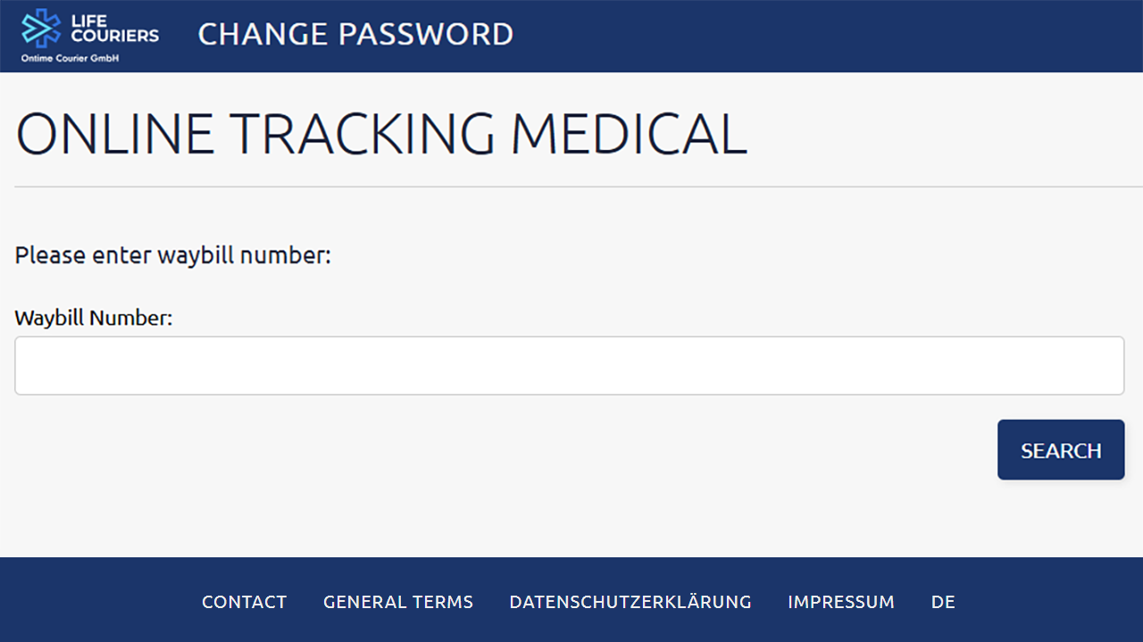 Life Science Logistics Tracking - Life Couriers